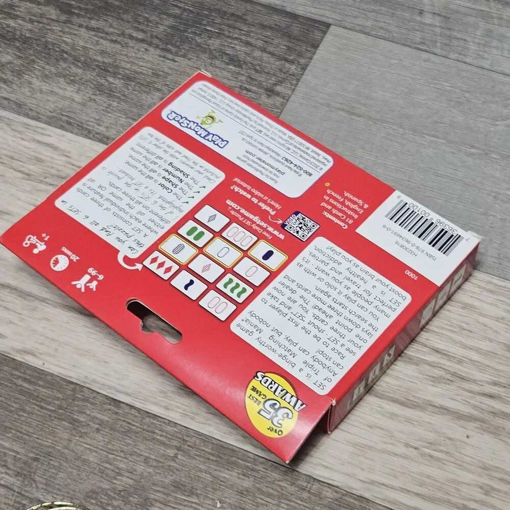 PlayMonster SET Card Game Family Visual Perception 30 Year Anniversary Boxed